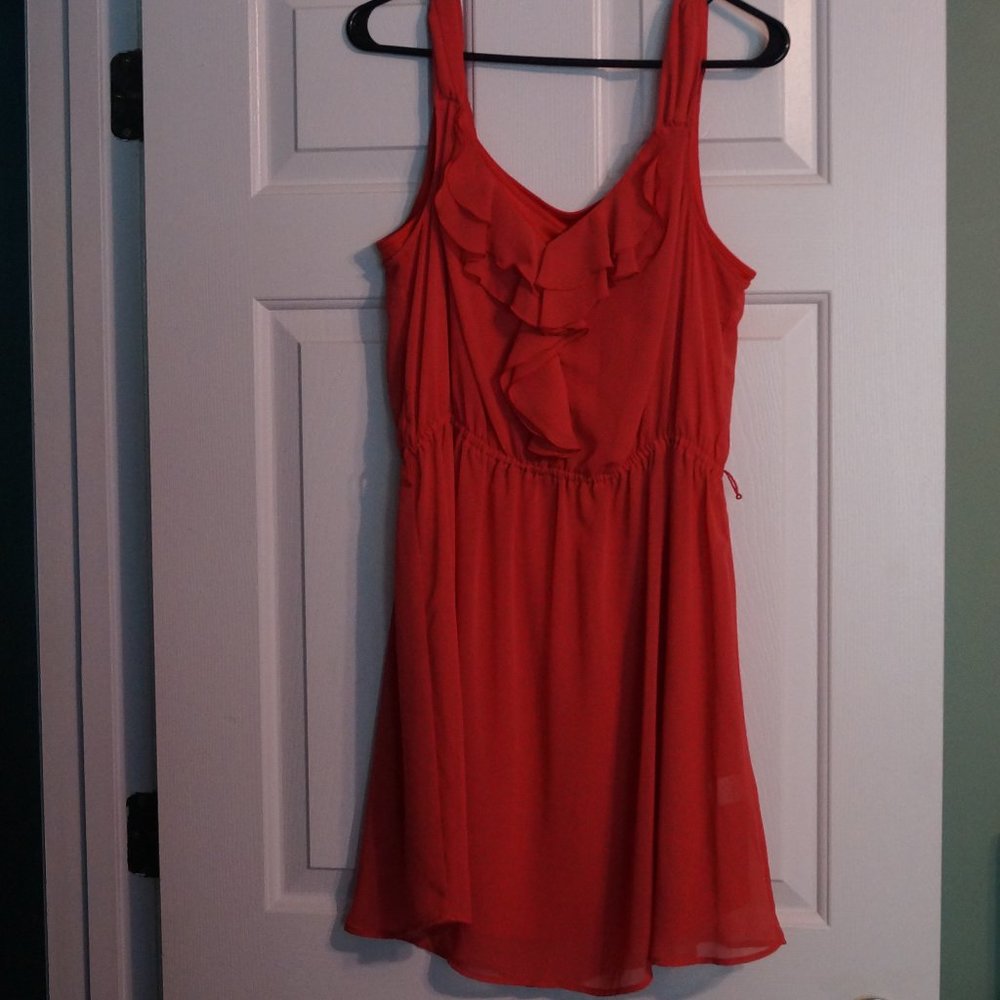 LC Lauren Conrad Coral sundress